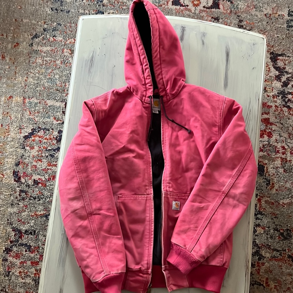 RARE Coral/Pink Carhartt jacket